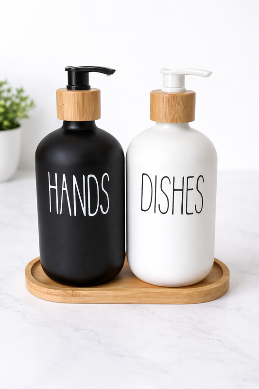 ديسبنسر صابون بستاند خشبي