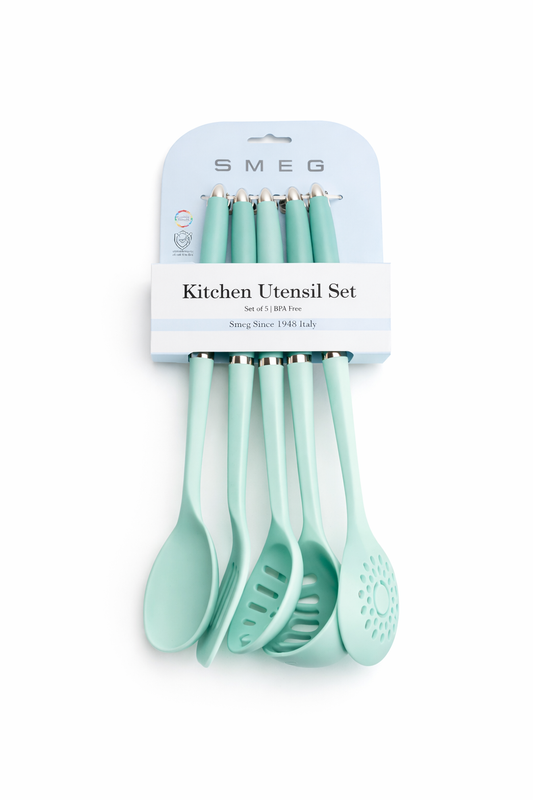 طقم أدوات مطبخ SMEG سيليكون - 5 قطع