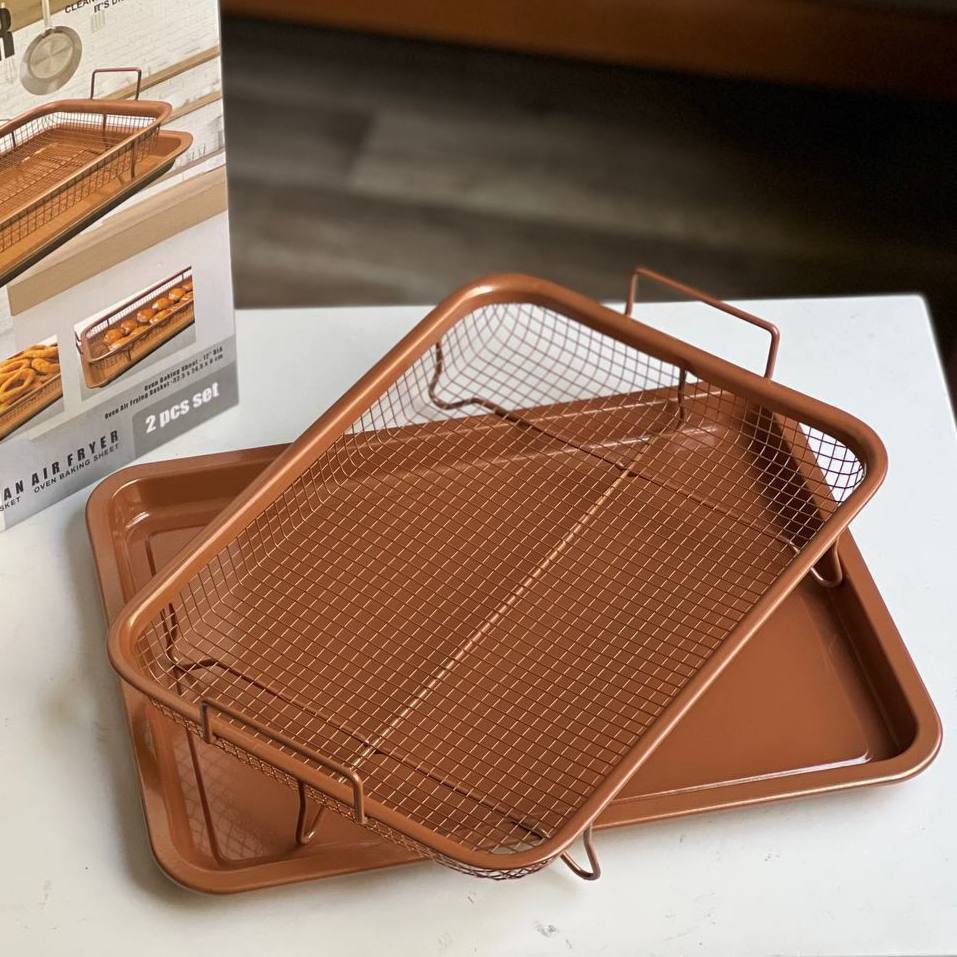 صنيه التحمير المستطيله بـصفاية 2*1